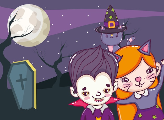 Halloween kids cartoons