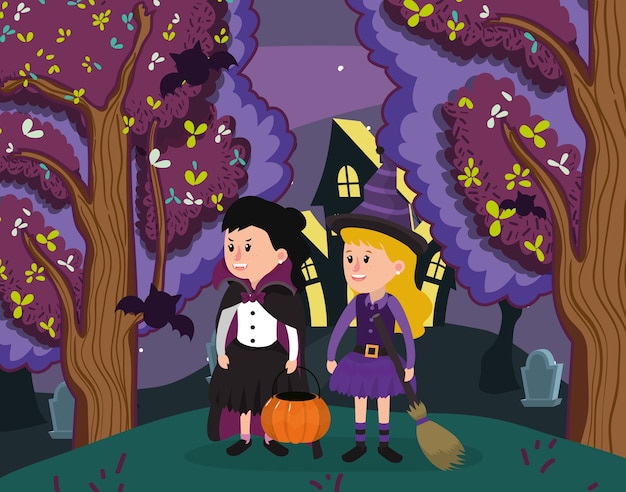 Halloween kindercartoons