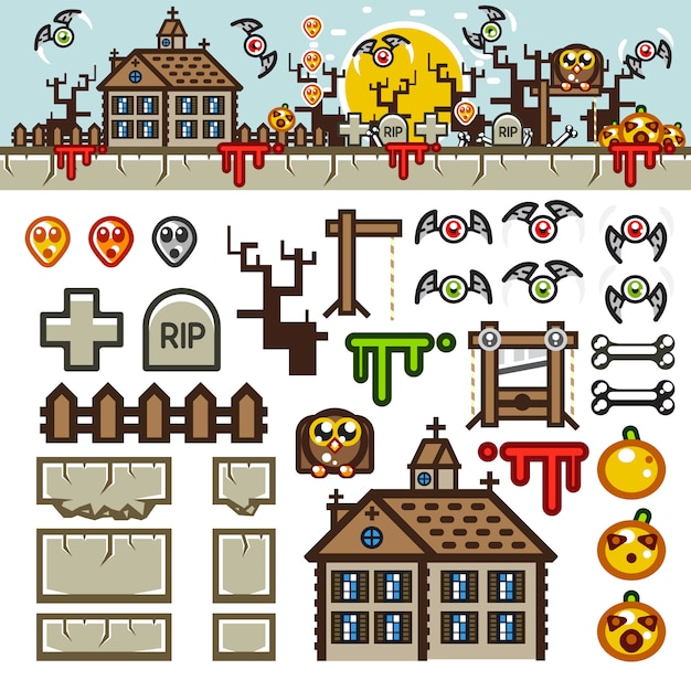 Halloween-kit voor levellevels