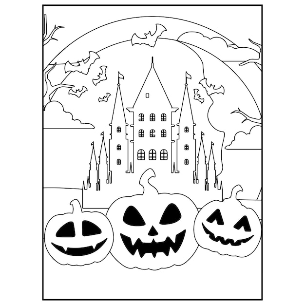 Halloween kleurplaten voor kinderen