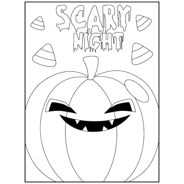 Halloween Kleurplaten Voor Kinderen