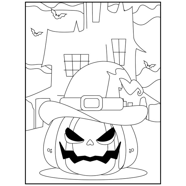Halloween Kleurplaten Voor Kinderen