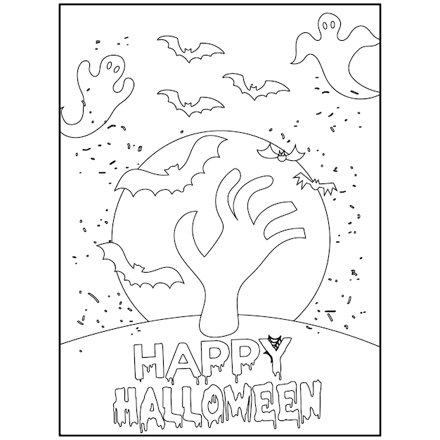 Halloween Kleurplaten Voor Kinderen