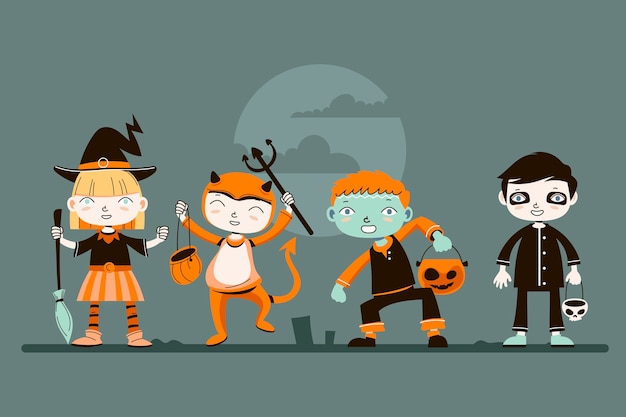 Halloween-kostuums voor kinderen