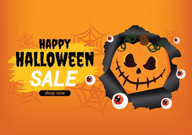 Halloween landing page design