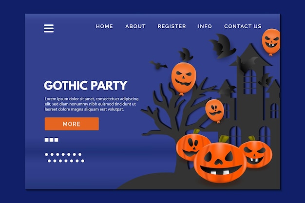 Halloween Landing Page v8