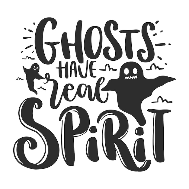 Halloween Lettering Quotes and Sayings For Printable Poster And Halloween Greeting Cards