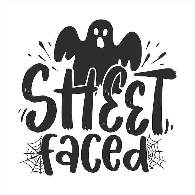 Vector halloween lettering quotes and sayings for printable poster and halloween greeting cards