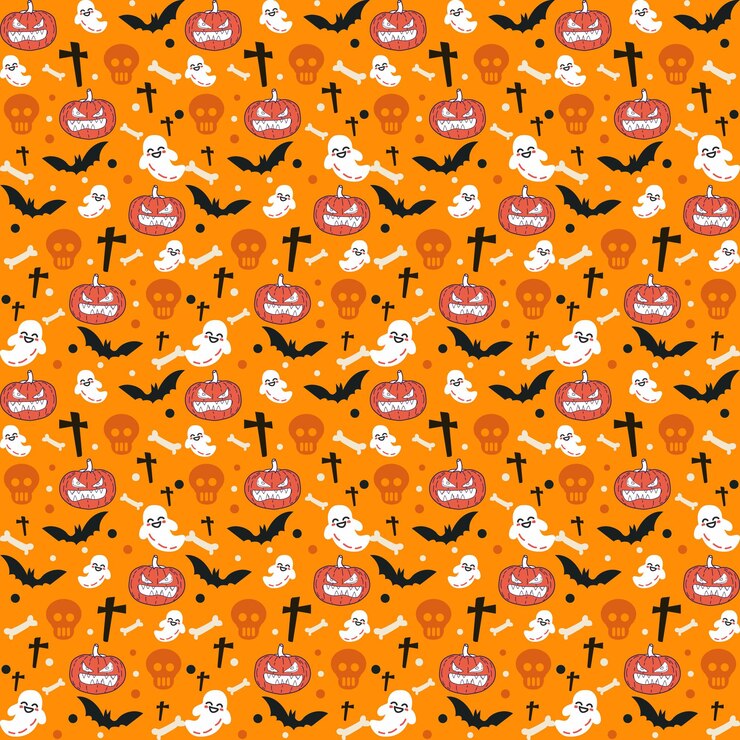 Vector halloween naadloze patronen