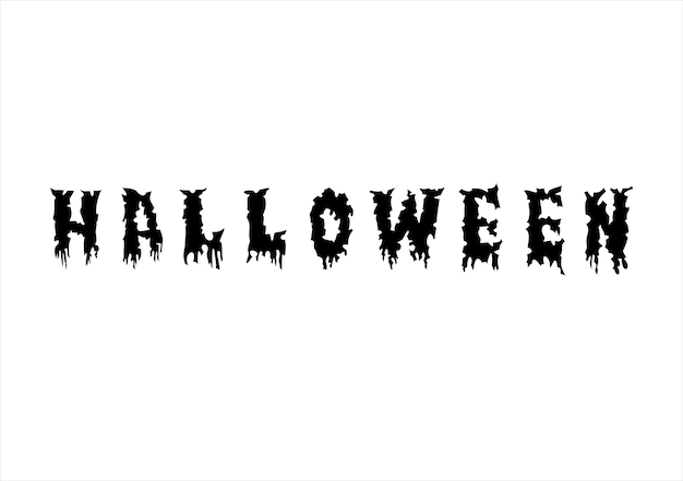 Vettore sfondo di notte di halloween. modello di volantino o invito per la festa di halloween. illustrazione vettoriale.