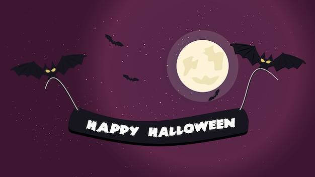 Хэллоуин ночь фоновое изображение