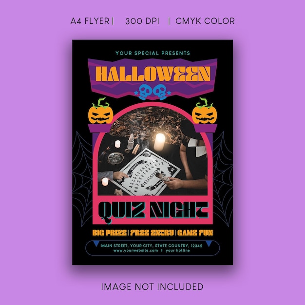 Halloween Night Quiz Flyer