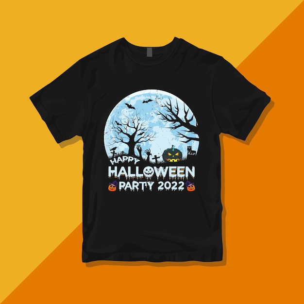 Festa di halloween 2023, vettore premium, t-shirt vintage di halloween