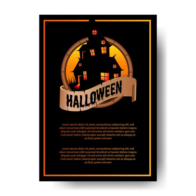 Modello di invito festa di halloween