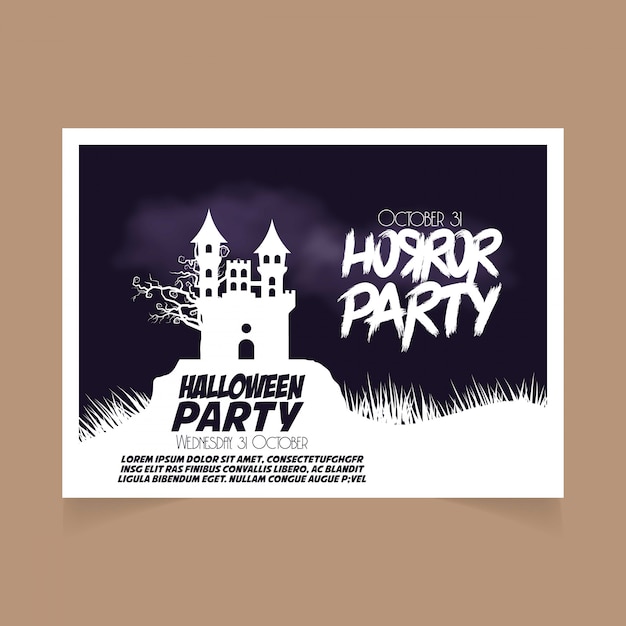 Premium Vector Halloween Party October 31st banner