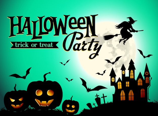 Halloween party poster