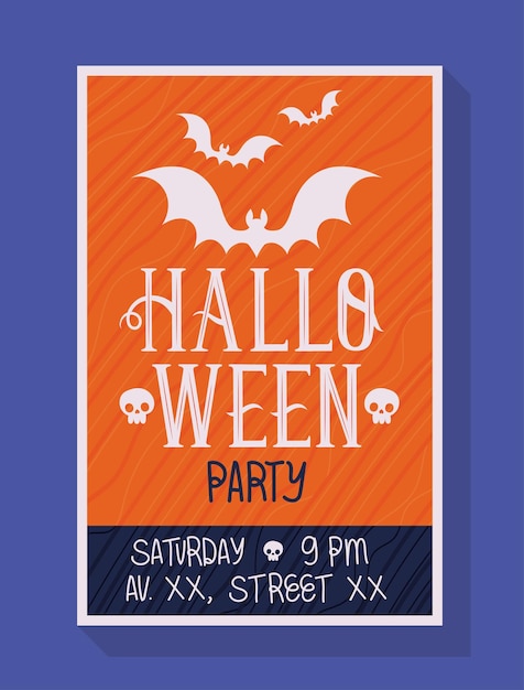 Halloween party poster