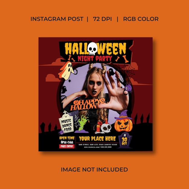 Halloween Party Socials Media