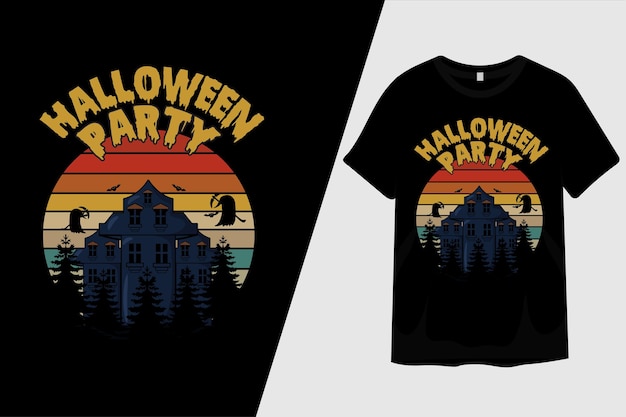 ハロウィンパーティーTシャツのデザイン