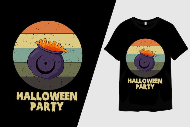 Halloween party t shirt design