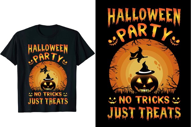 Halloween party t-shirt design