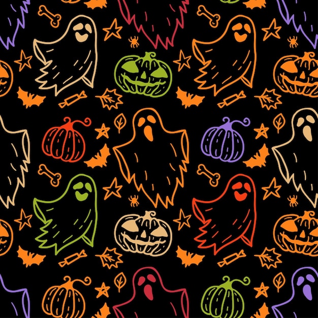 Vector halloween pattern 2