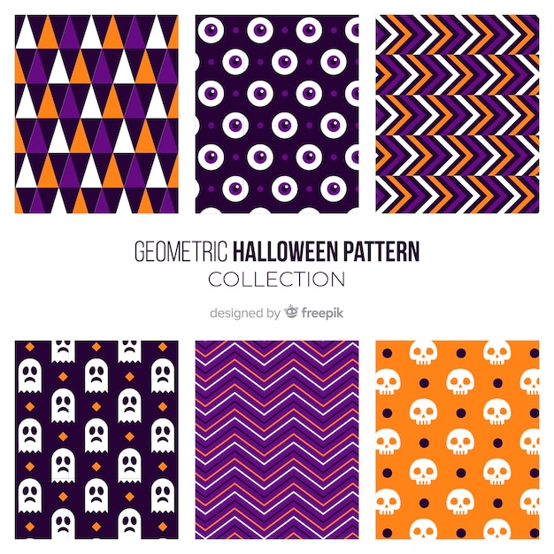 Halloween pattern background design