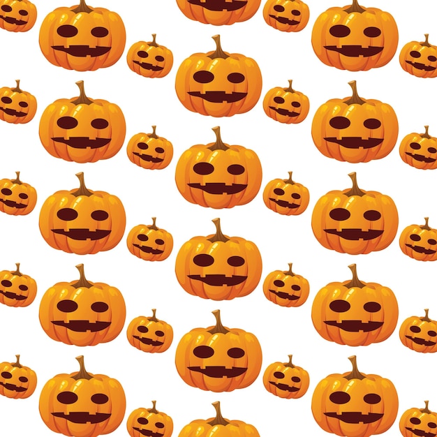 Halloween pattern background design