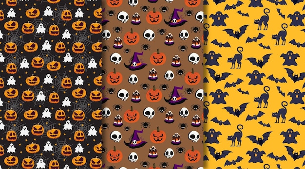 Halloween pattern collection