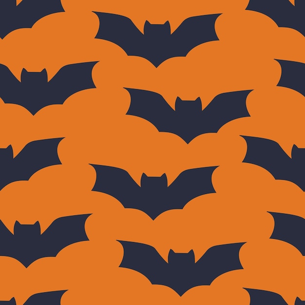 Halloween pattern seamless, for use scrapbook digital paper, textile print, page fill. bats