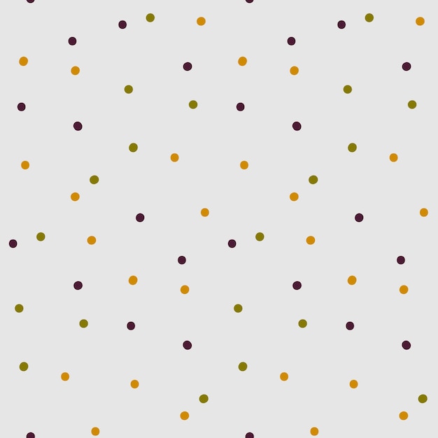 Vector halloween pattern with dots