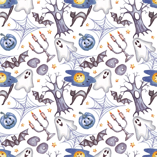 Vector halloween pattern