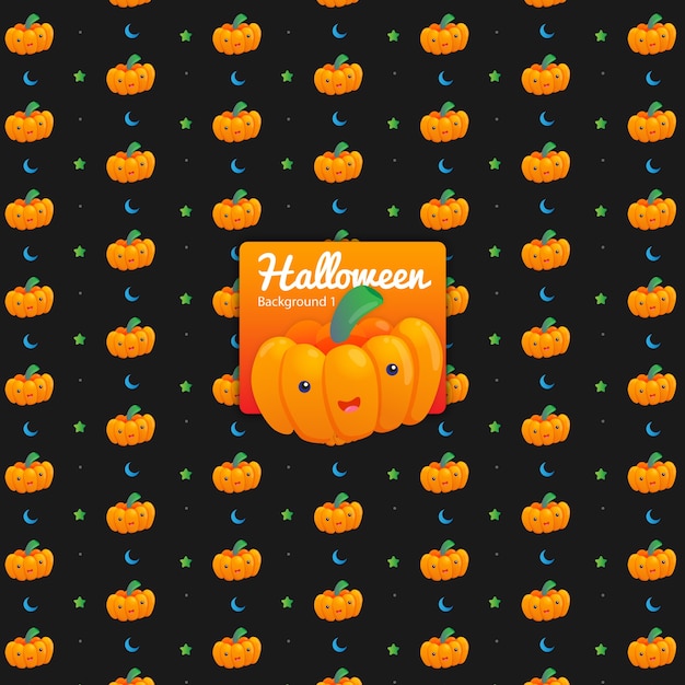 Vector halloween pattern