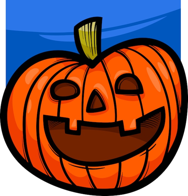 Vector halloween pompoen cartoon afbeelding