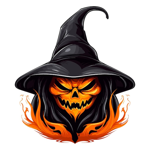 halloween pompoen vector