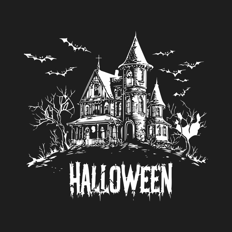 Vector halloween poster illustrations