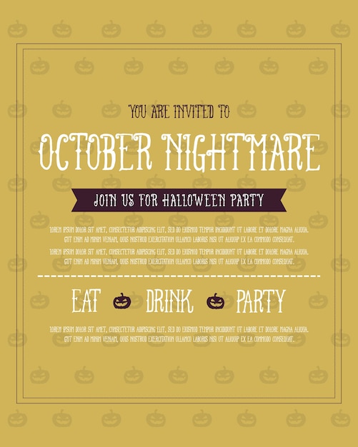 Halloween poster