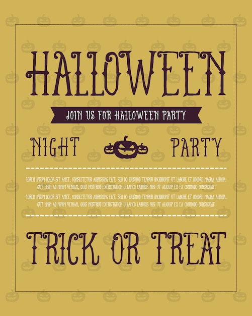 Halloween poster