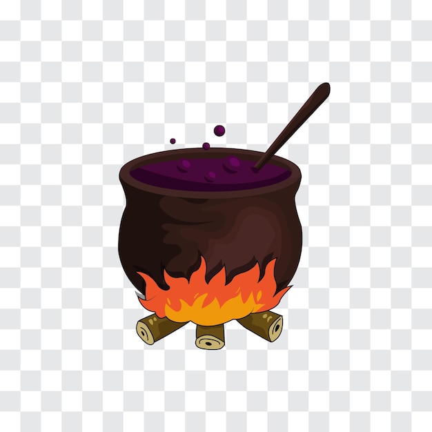 泡と火とハロウィーンの鍋