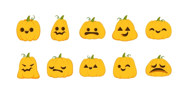 Vettore zucca di halloween