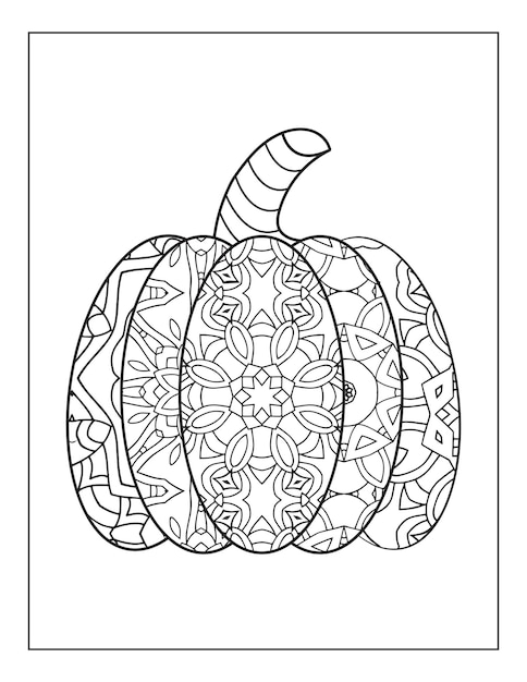 Halloween pumpkin coloring page