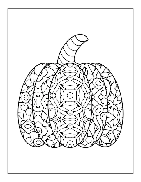 Раскраска тыква на хэллоуин