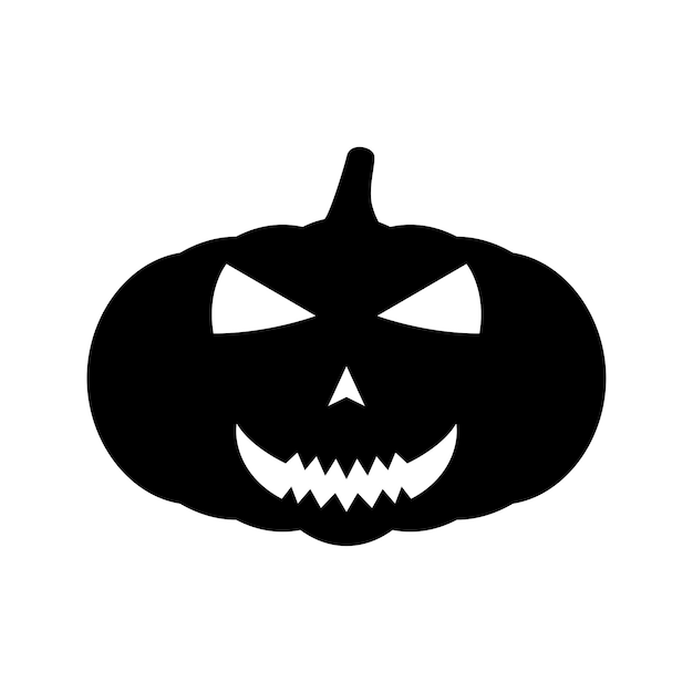 Vector halloween pumpkin isolated on white background