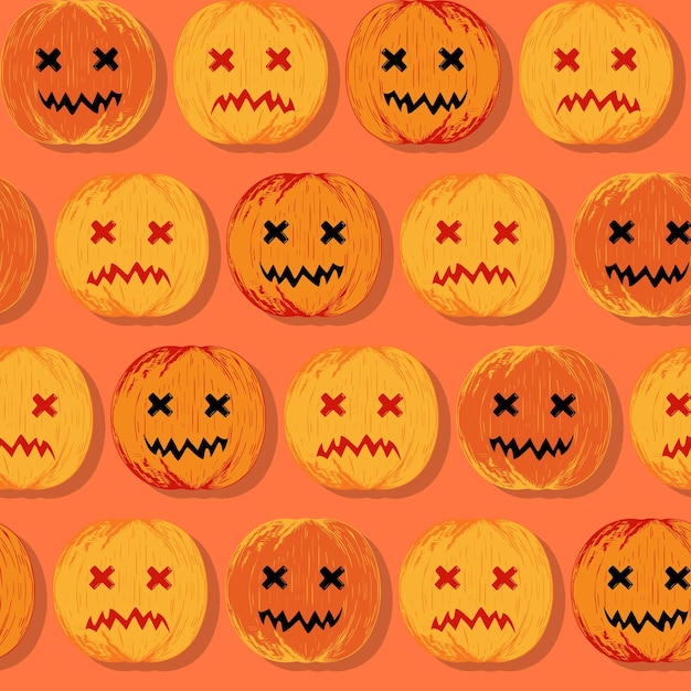 Halloween pumpkin jack o lantern vector seamless pattern autumn
seasonal holiday clip art hand painted halloween holiday
isolated