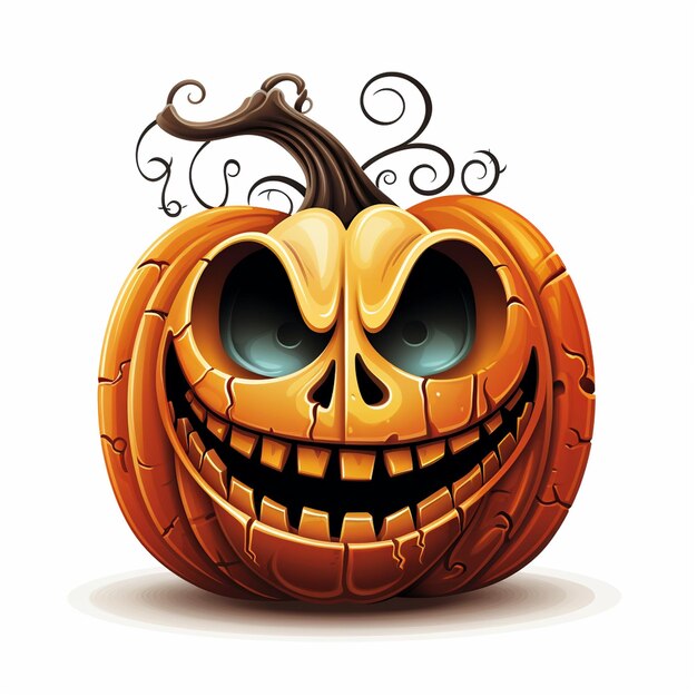 Vettore halloween pumpkin jack o lantern