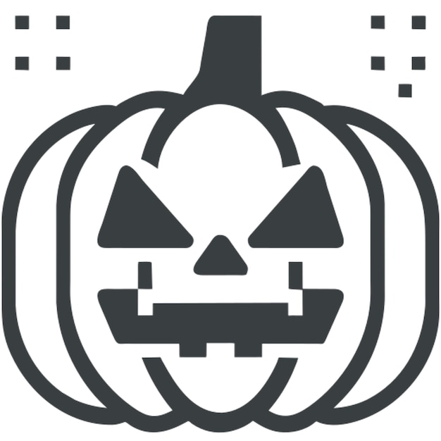 halloween pumpkin pictogram