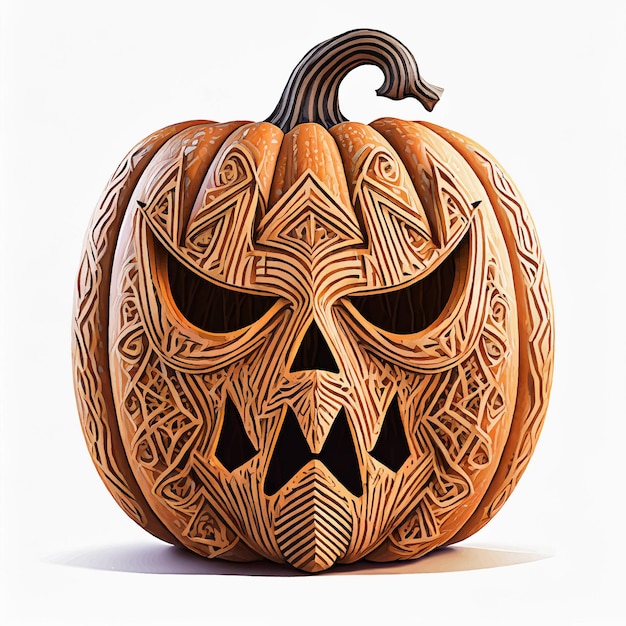 Vector halloween pumpkin pumpkin horror ghost pumpkin