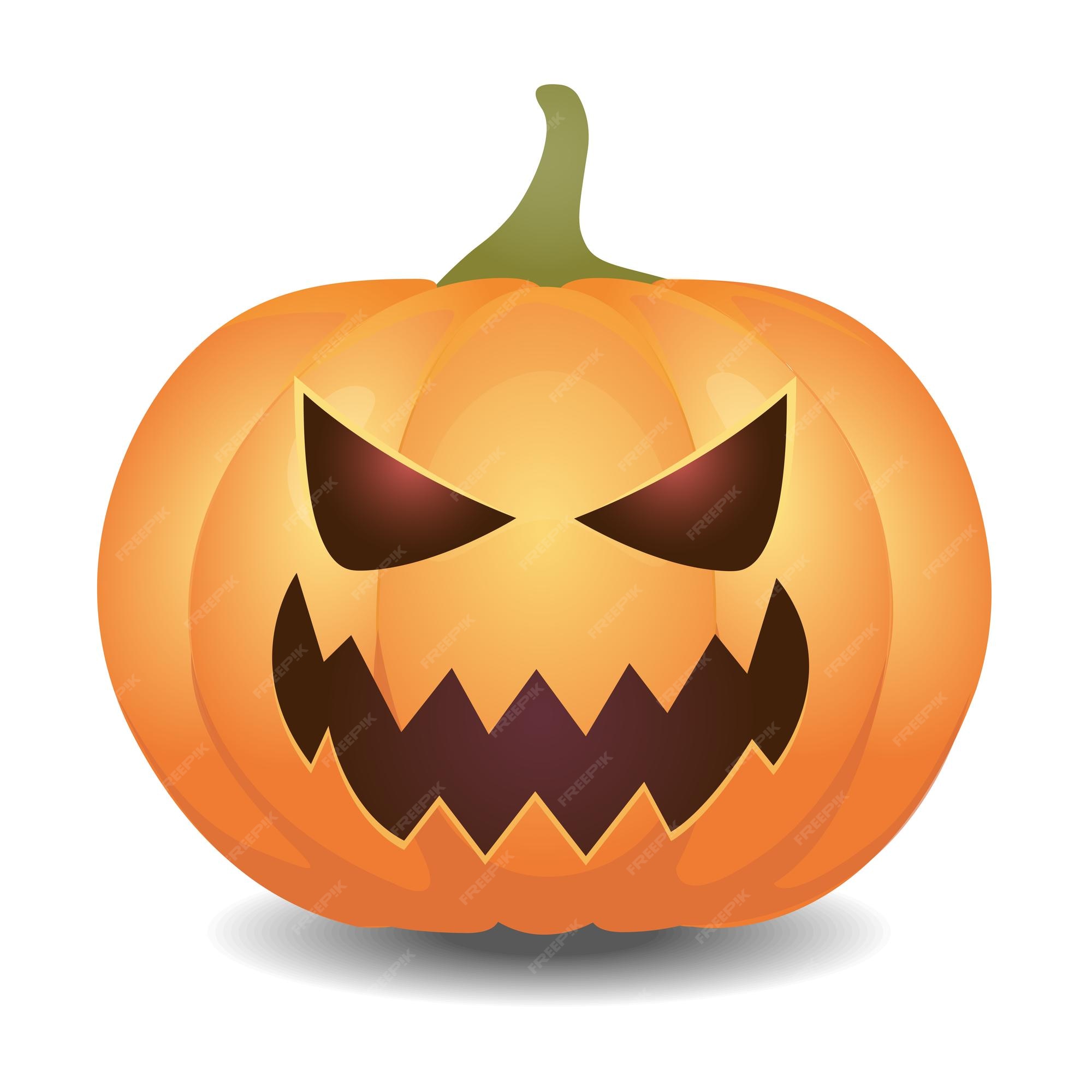 Big Pumpkin Scary Face Halloween Photo Stock Illustration 710535712