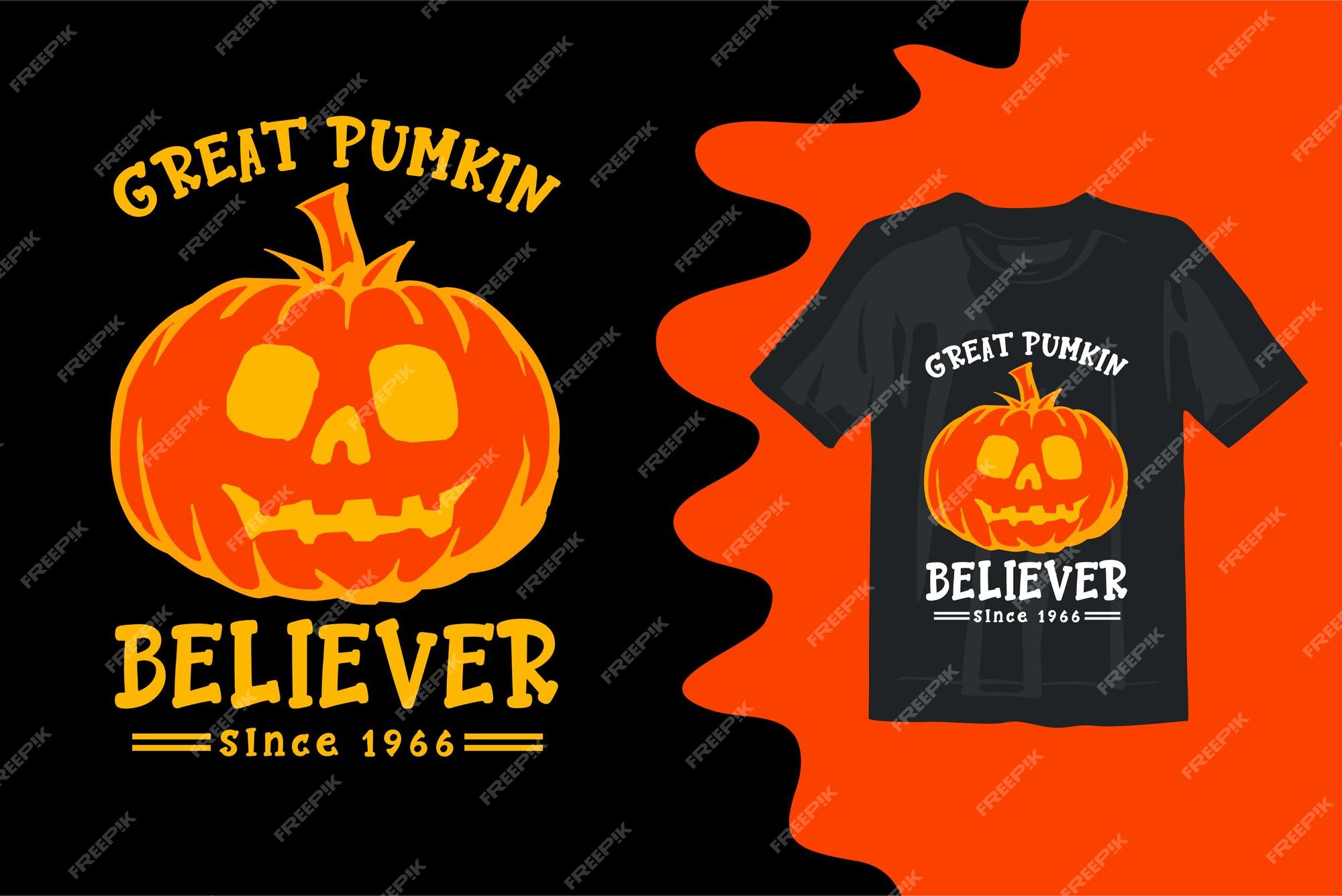 Premium Vector  Halloween pumpkin t shirt design