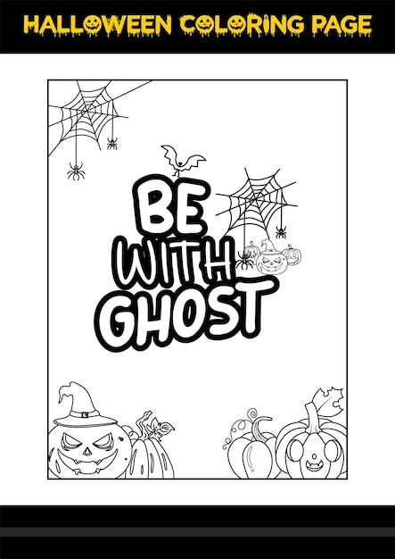 Halloween Quotes Coloring page Halloween coloring page for kids